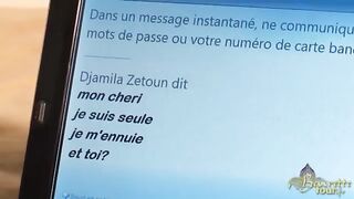 Szexi fiatal arab picsa cumizza a brét
