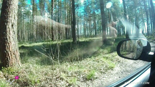 Tini barátnő a kocsiban kefél