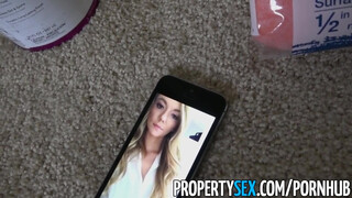 PropertySex - a lány gyorsan rábukott a faszomra