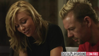 Digital Playground - Kayden Kross a konyhában kúr