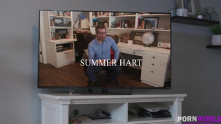 Summer Hart punciba és seggbe rakva