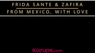 Karups - Frida Sante és Zafira kinyalják egymást