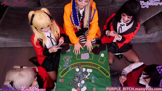 Cosplayes csajok csoportszexe